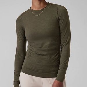 Athleta Foresthill Ascent Long Sleeve Top NWT XS